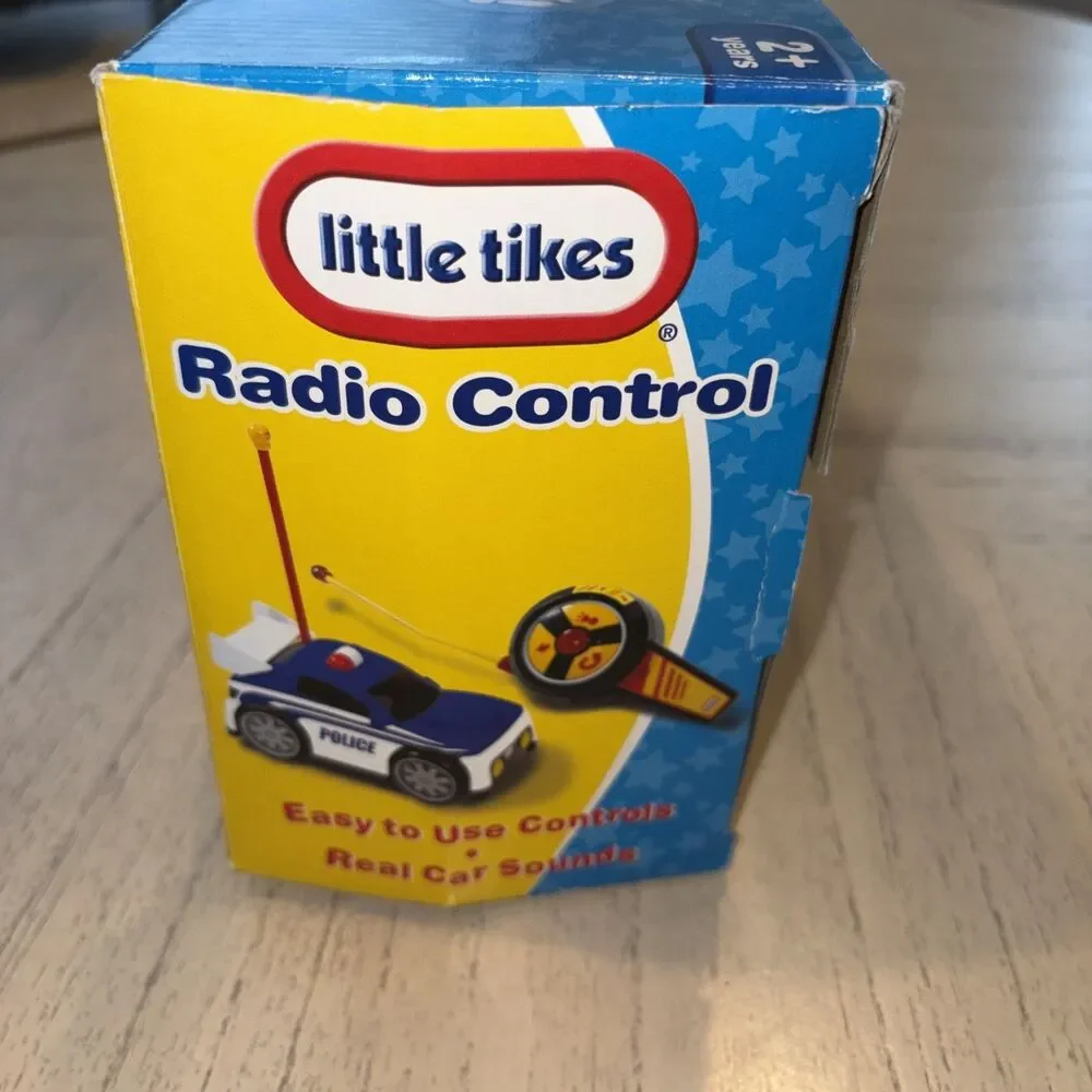 Vintage Little Tikes Race Car RC with Remote Car & Original Box/instructions